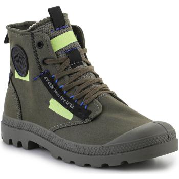 Palladium  Pampa HI Re-Craft Olive Night 77220-309-M  Členkové tenisky Zelená