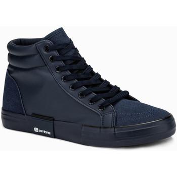Ombre  Nízka obuv do mesta Pánske sneakers topánky - námornícka modrá T376  viacfarebny