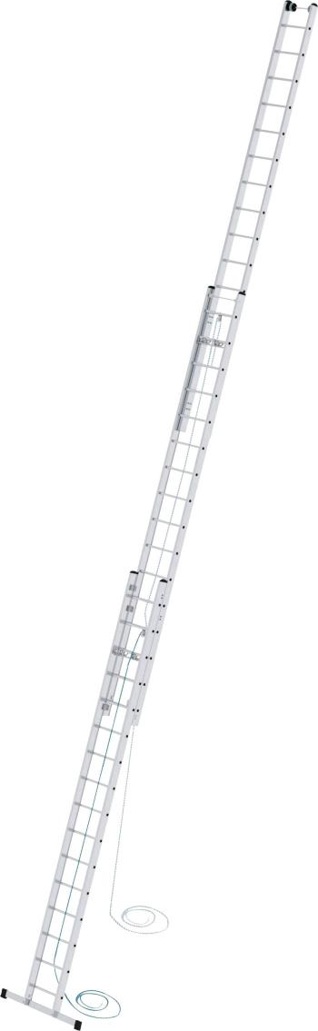 MUNK Günzburger Steigtechnik  21616 hliník výsuvný hliníkový rebrík s lanom Montáž pomocou nástrojov Max.prac. výška: 11