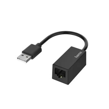 HAMA 200324 SIETOVY ADAPTER USB-A - RJ45, ETHERNET 100 MB/S