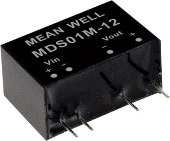 Mean Well MDS01N-12 DC / DC menič napätia, modul   84 mA 1 W Počet výstupov: 1 x