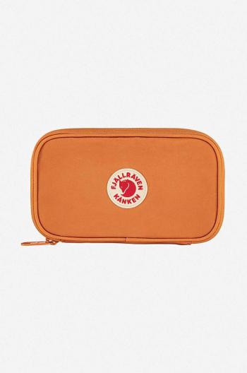 Peňaženka Fjallraven Kanken Travel Wallet F23781.206-206, oranžová farba