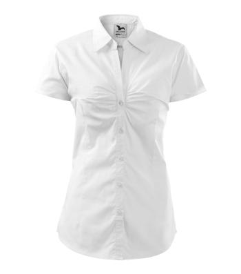 MALFINI Dámska košeľa s krátkym rukávom Chic - Biela | XL