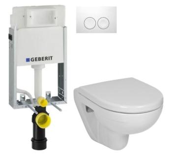 GEBERIT KOMBIFIXBasic vr. bieleho tlačidla DELTA 21 + WC JIKA LYRA PLUS 49 + SEDADLO duraplastu 110.100.00.1 21BI LY3