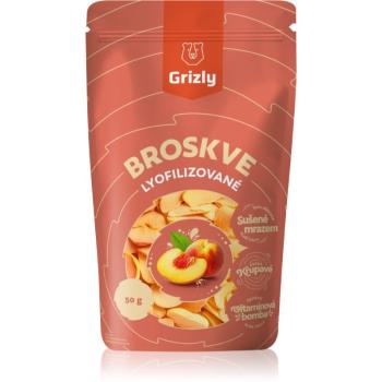 Grizly Broskyne lyofilizované sušené ovocie 50 g