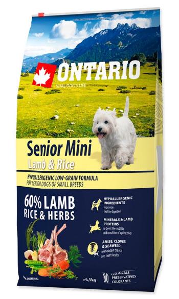 ONTARIO SENIOR MINI LAMB AND RICE (6,5KG)