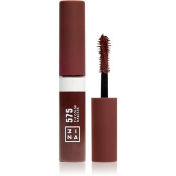 3INA The Color Mascara Mini riasenka odtieň 575 - Brown 5,5 ml