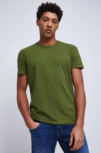 Tričko Medicine pánske, zelená farba, jednofarebné