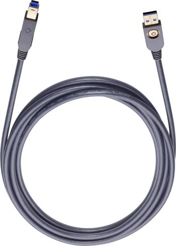 Oehlbach #####USB-Kabel #####USB 3.2 Gen1 (USB 3.0 / USB 3.1 Gen1) #####USB-A Stecker, #####USB-B Stecker 7.50 m čierna