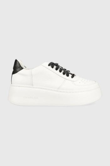 Kožené tenisky Charles Footwear Zara.Sneaker biela farba, Zara