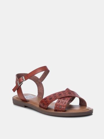 Hnedé dámske vzorované sandále Xti