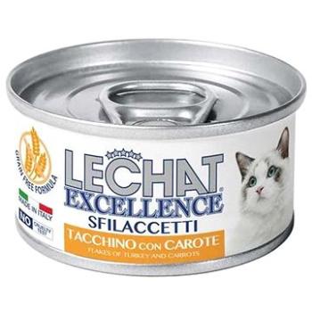 Monge Lechat Excellence Flakes morčacie mäso s mrkvou 80 g (8009470060844)