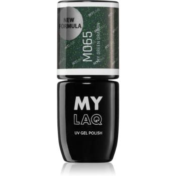 MYLAQ UV Gel Polish gélový lak na nechty odtieň My Green Dragon 5 ml