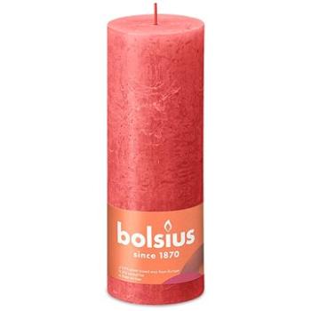 BOLSIUS rustikálna stĺpová kvetinovo ružová 190 × 68 mm (8717847148162)