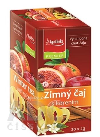 Apotheke PREMIER SELECTION Zimný čaj s korením 20x2 g 20 x 2 g