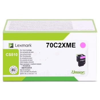 LEXMARK 70C2XME - originálny toner, purpurový, 4000 strán