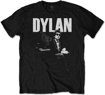 Bob Dylan Tričko At Piano Black M