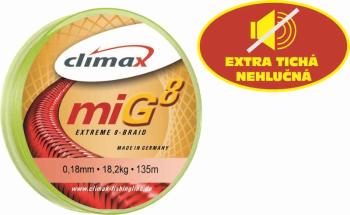 Climax šnúra 135m - miG 8 Braid Olive SB 135m 0,08mm / 6,5kg