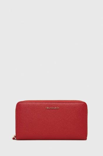 Peňaženka Trussardi dámsky, červená farba