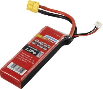 Conrad energy akupack Li-Pol 7.4 V 2400 mAh Počet článkov: 2 20 C SoftCase XT60