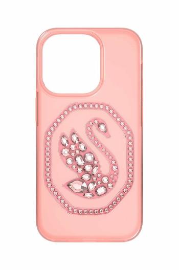 Puzdro na mobil Swarovski iPhone® 14 Pro ružová farba