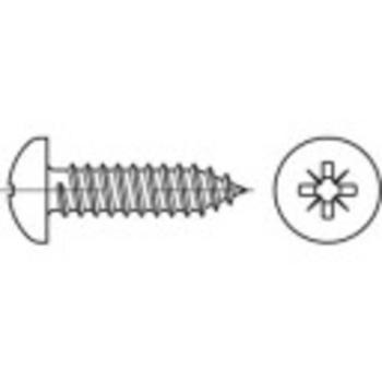 TOOLCRAFT TO-5432643  šošovkové skrutky do plechu  25 mm krížová dražka Philips  ISO 7049  ocel glavanizované zinkom 250