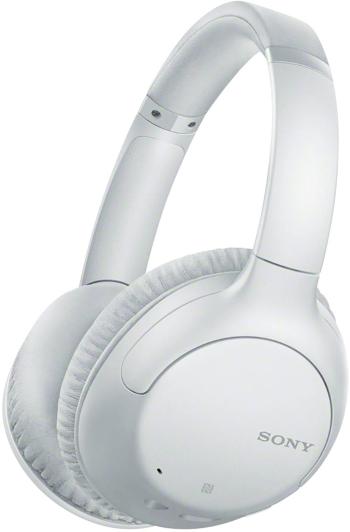 Sony WH-CH710N Bluetooth, káblové Hi-Fi slúchadlá Over Ear cez uši regulácia hlasitosti biela