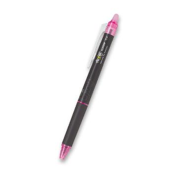 PILOT FRIXION POINT CLICKER, ROLLER, RUZOVY