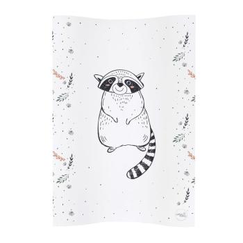 CEBA Podložka prebaľovacia 2-hranná mäkká COSY (50x70) Raccoon