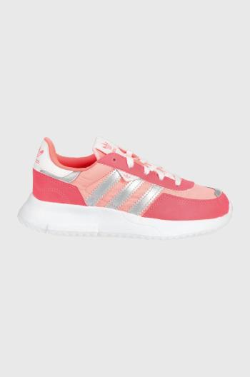 Detské tenisky adidas Originals Retropy GZ0854 ružová farba