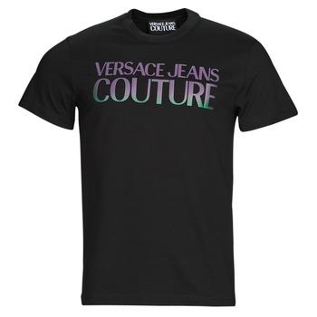 Versace Jeans Couture  Tričká s krátkym rukávom 73GAHT02-899  Čierna