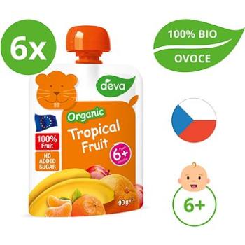 DEVA bio tropické ovocie 6× 90 g (8591119903723)