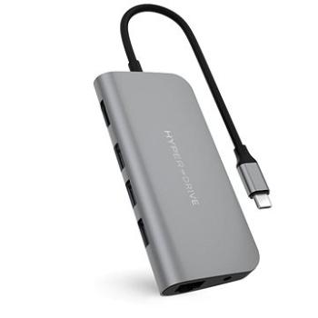 HyperDrive POWER 9-in-1 USB-C Hub pre iPad Pro, MacBook Pro/Air – Space Grey (HY-HD30F-GRAY)