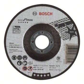 Bosch Accessories  2608603505 rezný kotúč lomený  125 mm 22.23 mm 1 ks