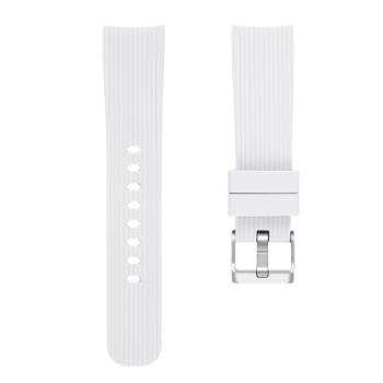 BStrap Silicone Line (Large) remienok na Garmin Vivoactive 5, white