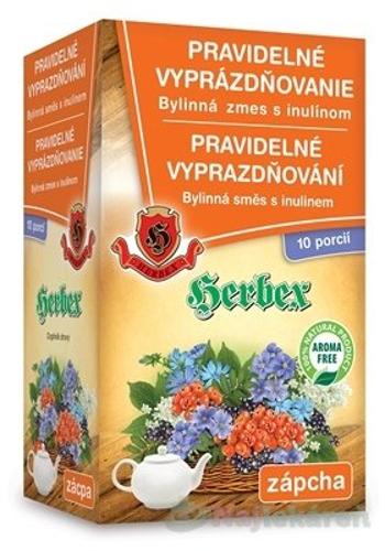 HERBEX PRAVIDELNÉ VYPRÁZDŇOVANIE, 10x6g + 10x8g