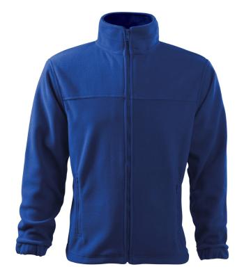MALFINI Pánska fleecová mikina Jacket - Kráľovská modrá | XXXXL