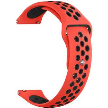 Eternico Sporty Universal Quick Release 20 mm Solid Black and Red (AET-U20SP-BlRe)