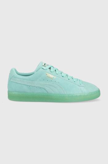 Semišové tenisky Puma Suede Classic XXI tyrkysová farba