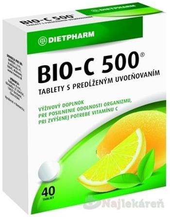 DietPharm Bio-C 500 - 40 tbl.