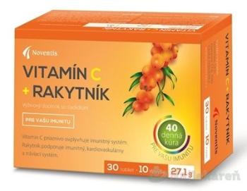 Noventis Vitamín C+rakytník 40 ks
