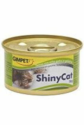 Gimpet cat cons. ShinyCat tuniak+sýr 70g + Množstevná zľava