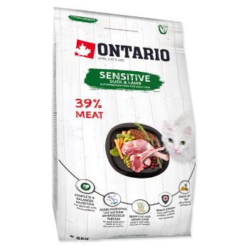 ONTARIO Cat Sensitive Derma granule pre mačky 2 kg