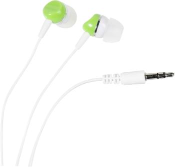 Vivanco SR 3 GREEN  Hi-Fi štupľové slúchadlá do uší  biela, zelená