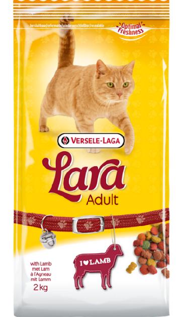 Versele Laga Lara Premium Cat Adult Lamb - jahňacie, granule pre mačky 2kg