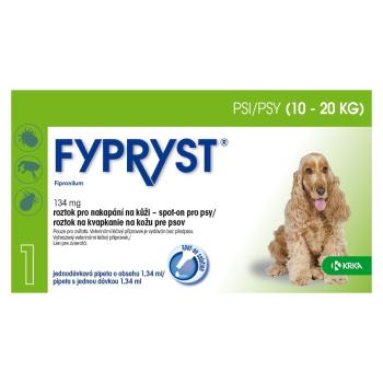 FYPRYST Spot-on pre psov 10-20 kg 1.34 ml pipeta