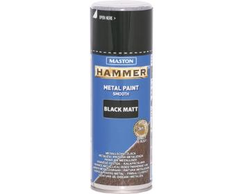 Maston Hammer sprej - hladká farba na kov v spreji cervena 400 ml
