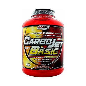 Gainer CarboJet Basic - Amix, príchuť jahoda, 3000g