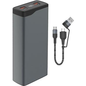 4smarts Power Bank VoltHub Pro 26800mAh 22,5 W with Quick Charge, PD gunmetal Select Edition (468779)
