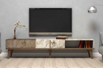 Sofahouse Dizajnový TV stolík Cadelaria 180 cm orech biely